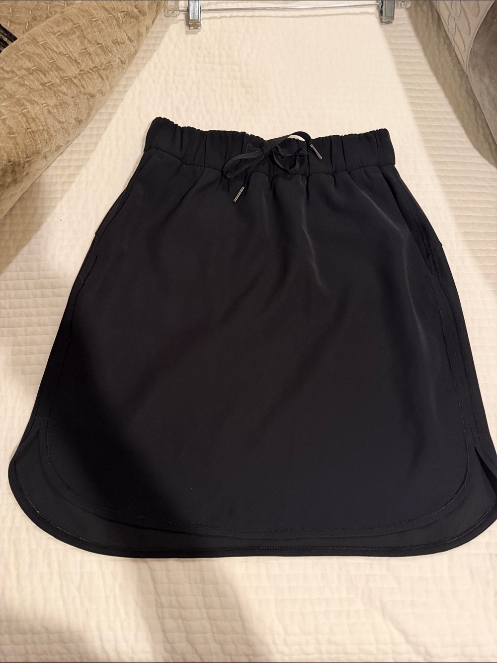 Lululemon Black Drawstring Skirt